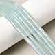 naturelles jade blanc brins de perles(G-Z145-A01-01B)-1