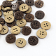 4-Hole Flat Round Coconut Buttons(BUTT-R035-009)-1