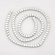 Electroplate Non-magnetic Synthetic Hematite Beads Strands(G-J252-04)-2