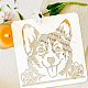 PET Hollow Out Drawing Painting Stencils(DIY-WH0391-0229)-3
