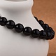 Natural Obsidian Beaded Stretch Bracelets(BJEW-Q692-12-8mm)-3