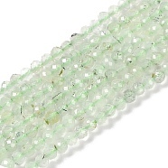 Natural Prehnite Beads Strands, Faceted, Round, 3~3.5mm, Hole: 0.7mm, about 115~140pcs/strand, 14.96~15.43''(38~39.2cm)(G-G139-A05-02)