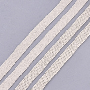Plush Fabric Ribbon, Polyester Ribbon, Old Lace, 10mm, about 100yards/roll(91.44m/roll)(OCOR-S115-02I)