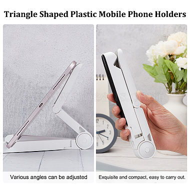 Пластиковые держатели для мобильных телефонов треугольной формы(AJEW-WH0299-87A)-3