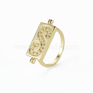 Rectangle with Letter S Rack Plating Alloy Wide Band Rings(RJEW-Q163-008A-RS)-3