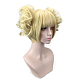 Short Blonde Lonita Cosplay Wigs(OHAR-I015-02)-3