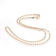 304 Stainless Steel Lumachina Chain Necklaces(X-NJEW-F248-17A-G)-1