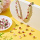 2 brins de perles de jade blanc naturel(G-ME0001-19)-5