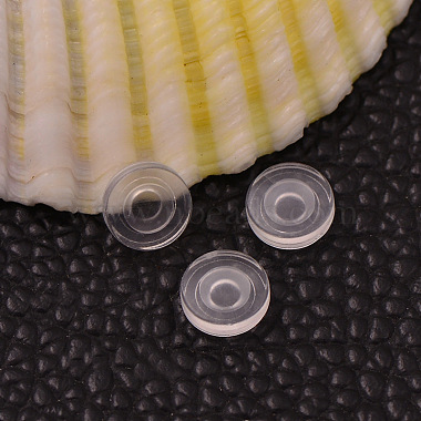 Coussinets en plastique tpe confort pour boucles d'oreilles à clip(KY-P007-B01)-3