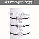 3Pcs 3 Style 430 Stainless Steel Heart Link Bracelets Set(JB724A)-3