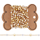 5M Brass & CCB Plastic Imitation Pearl Curb Chains(DIY-CA0002-07)-1