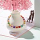 Bracelet extensible rond plat avec lettre en perles pour femme(BJEW-JB07553-01)-2