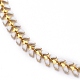 Brass Enamel Cobs Chain Necklaces(NJEW-JN03206)-2