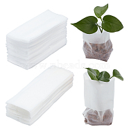 Elite 160Pcs 2 Style Rectangle No-woven Fabric Planting Bag, Plant Supplies, White, 196x78x0.4mm(FIND-PH0002-88)