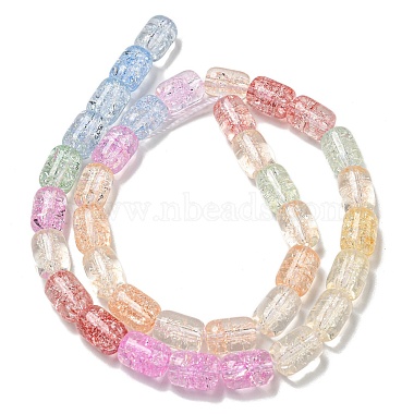 Transparent Crackle Glass Beads Strands(GLAA-NH0001-04A)-2