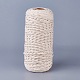 cordon en coton macramé(OCOR-WH0034-B-01)-1