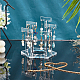 Transparent Acrylic T-Bar Riser Earring Display Stands(EDIS-WH0021-03B)-2