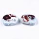 Handmade Porcelain Beads(PORC-S498-34D)-2
