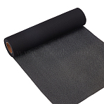 25M Polyester Fabric, Adhesive Interfacing Inner Lining Fabric, Clothing Accessories, Black, 300x0.2mm(AJEW-WH0481-431)
