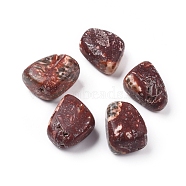 Natural Leopardskin Beads, Healing Stones, for Energy Balancing Meditation Therapy, Tumbled Stone, Vase Filler Gems, No Hole/Undrilled, Nuggets, 20~35x13~23x8~22mm(G-K302-A03)