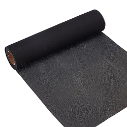 25M Polyester Fabric, Adhesive Interfacing Inner Lining Fabric, Clothing Accessories, Black, 300x0.2mm(AJEW-WH0481-431)
