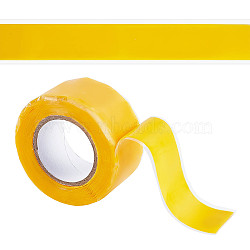 Silicone Adhesion Tape, Yellow, 25mm, 3m/roll(AJEW-WH0143-29D)