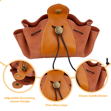 Imitation Leather Drawstring Change Purse(AJEW-FH0003-30)-3
