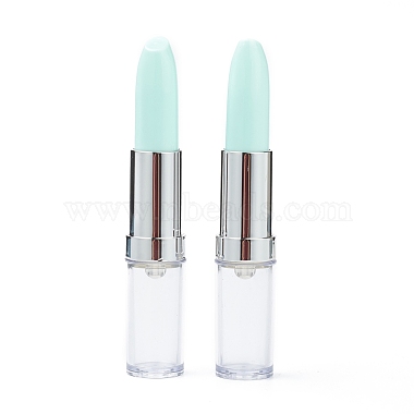 Lipstick Shape Empty Tube Black Ink Ballpoint Pens(DIY-H123-A02)-4