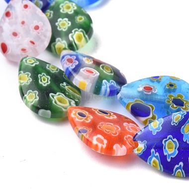 Handmade Millefiori Glass Beads Strands(LK-R004-08)-3