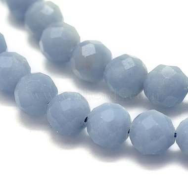 Natural Angelite Beads Strands(G-O171-08-5.5mm)-3