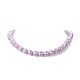 Macaron Color Faceted Acrylic Round Beaded Necklaces(NJEW-JN04192)-4