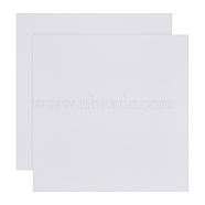 Square PVC Foam Board, Craft Foam, White, 300x300x3mm(AJEW-WH0534-86B)