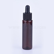 Essential Oil Bottles, with Dropper, Coconut Brown, 110~110.5mm, Capacity: about 30ml(MRMJ-WH0056-37B)