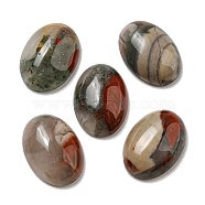 Natural African Bloodstone Cabochons, Oval, 18x13x5~5.5mm(G-C115-01A-11)
