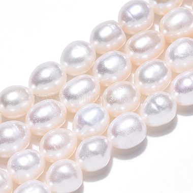 brins de perles de culture d'eau douce naturelles(PEAR-N012-06N)-4