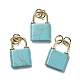 Synthetic Turquoise Pendants(G-P453-01G-H-RS)-1