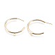 Brass Stud Earring Findings(X-KK-S345-031)-1
