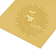 自己粘着性の金箔エンボスステッカー(DIY-WH0211-022)-4