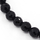 Synthetic Black Stone Beads Strands(G867-044)-1