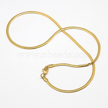 Модные мужские ожерелья-цепочки 304 из нержавеющей стали в елочку(X-NJEW-M074-C-01)-2
