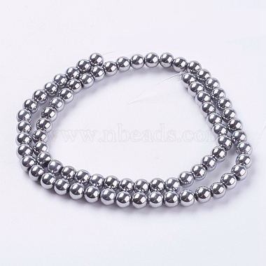 Magnetic Synthetic Hematite Beads Strands(X-G-H1097-1)-2
