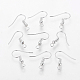 Grade A Silver Color Plated Iron Earring Hooks(EC135-S-NF)-1