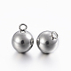 304 Stainless Steel Sphere Charms(X-STAS-H394-12P)-2