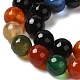 Dyed & Heated Natural Agate Beads Strands(G-P539-D01-05)-4