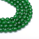 blanc brins de perles de jade naturels(X-G-R346-4mm-01)-1