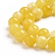 Chapelets de perles de jade blanche naturelle(X-G-G843-01-8mm)-3