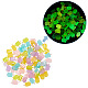 80Pcs 5 Colors Luminous Resin Decoden Cabochons(RESI-AR0001-35)-3