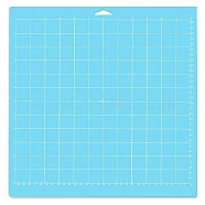 Square PVC Cutting Mat, Cutting Board, for Craft Art, Medium Turquoise, 35.6x33cm(WG73464-01)