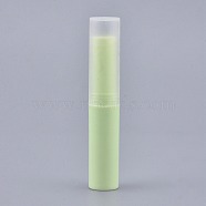 DIY Empty Lipstick Bottle, Lip Gloss Tube, Lip Balm Tube, with Cap, Light Green, 8.3x1.5cm, Capacity: 4ml(0.13 fl. oz)(DIY-K029-02)