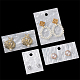 8Pcs 4 Styles Acrylic Earring Stud Display Cards(CDIS-NB0001-40)-1